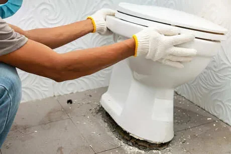Toilet replacement and leaking toilet repair
