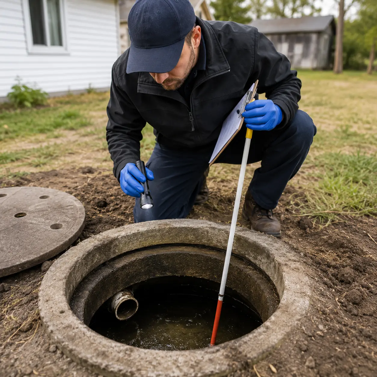 Septic inspection in Cumberland
