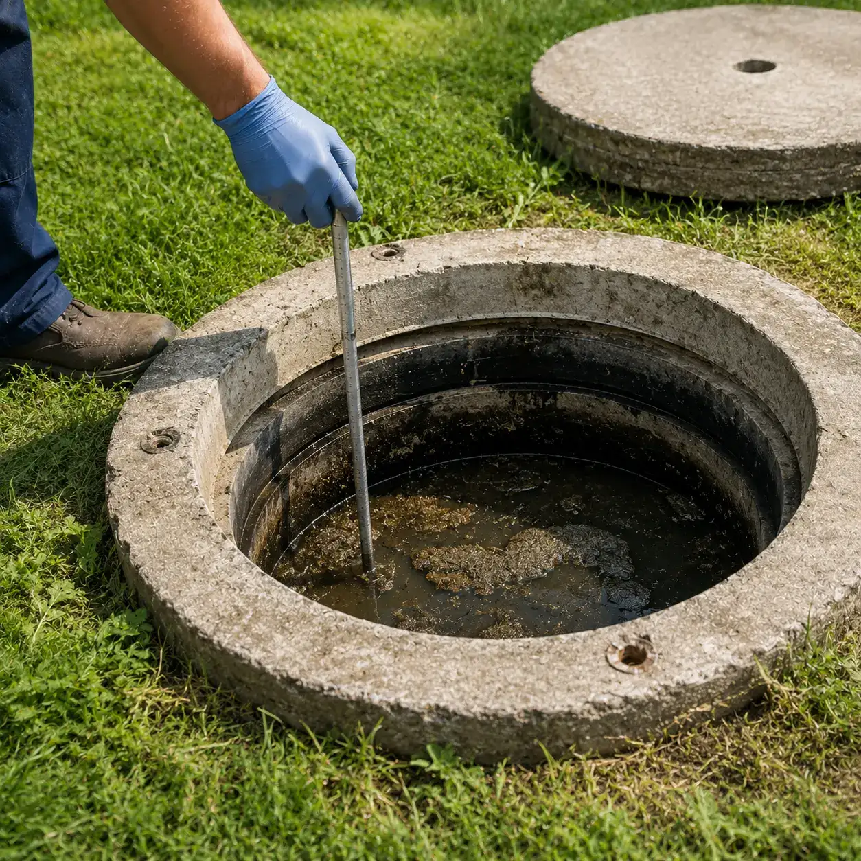 Septic tank preventative maintenance in Cumberland